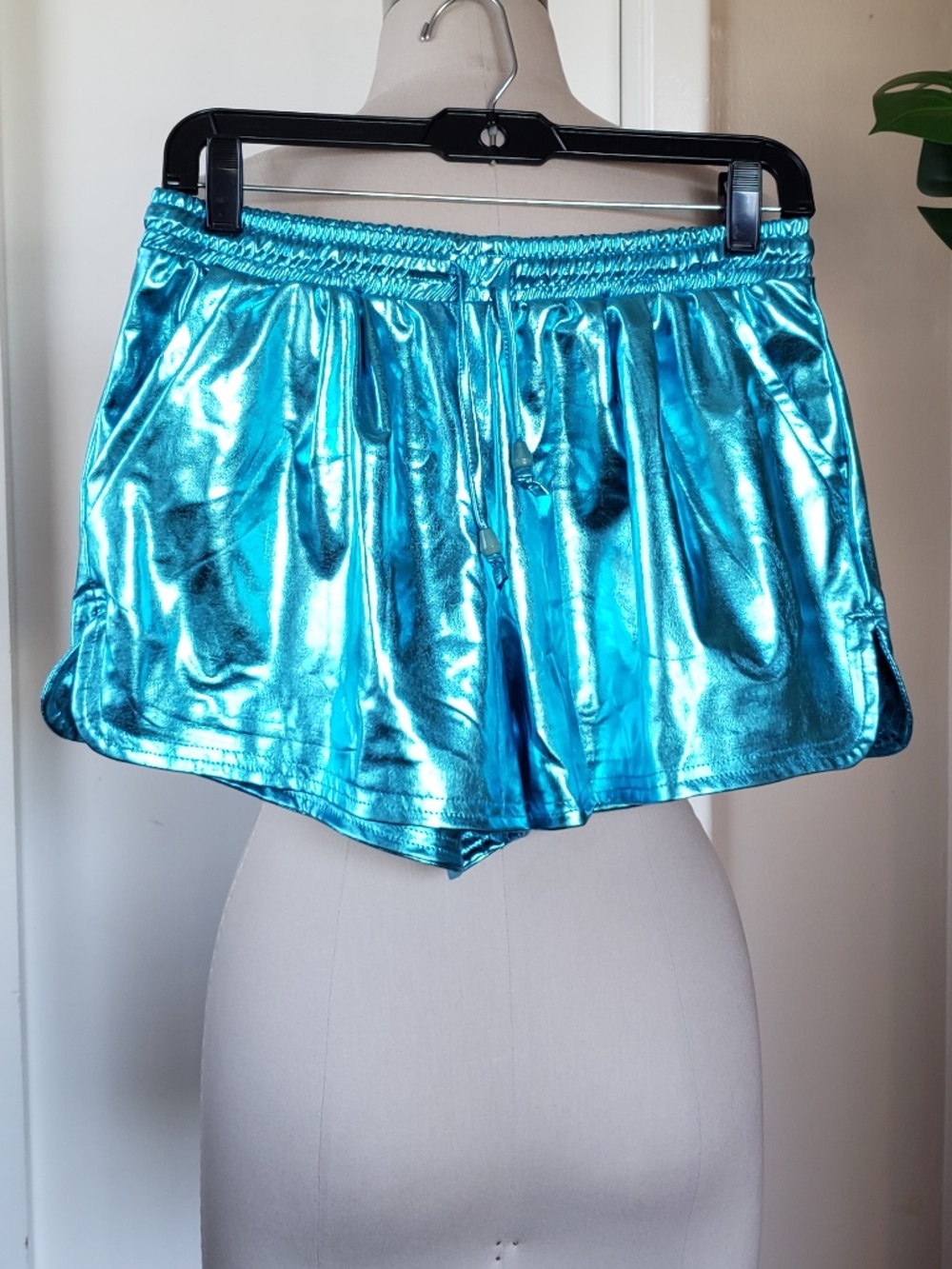 Groovy Metallic Shorts Size Medium NEW!